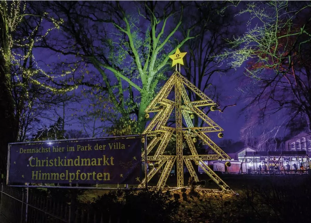 Christkindmarkt - Metall Weihnachtsbaum